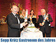 Ausgezeichnet: Sepp Krätz wurde zum "Gastronom des Jahres 2011" ernannt (Foto. Martin Schmitz)